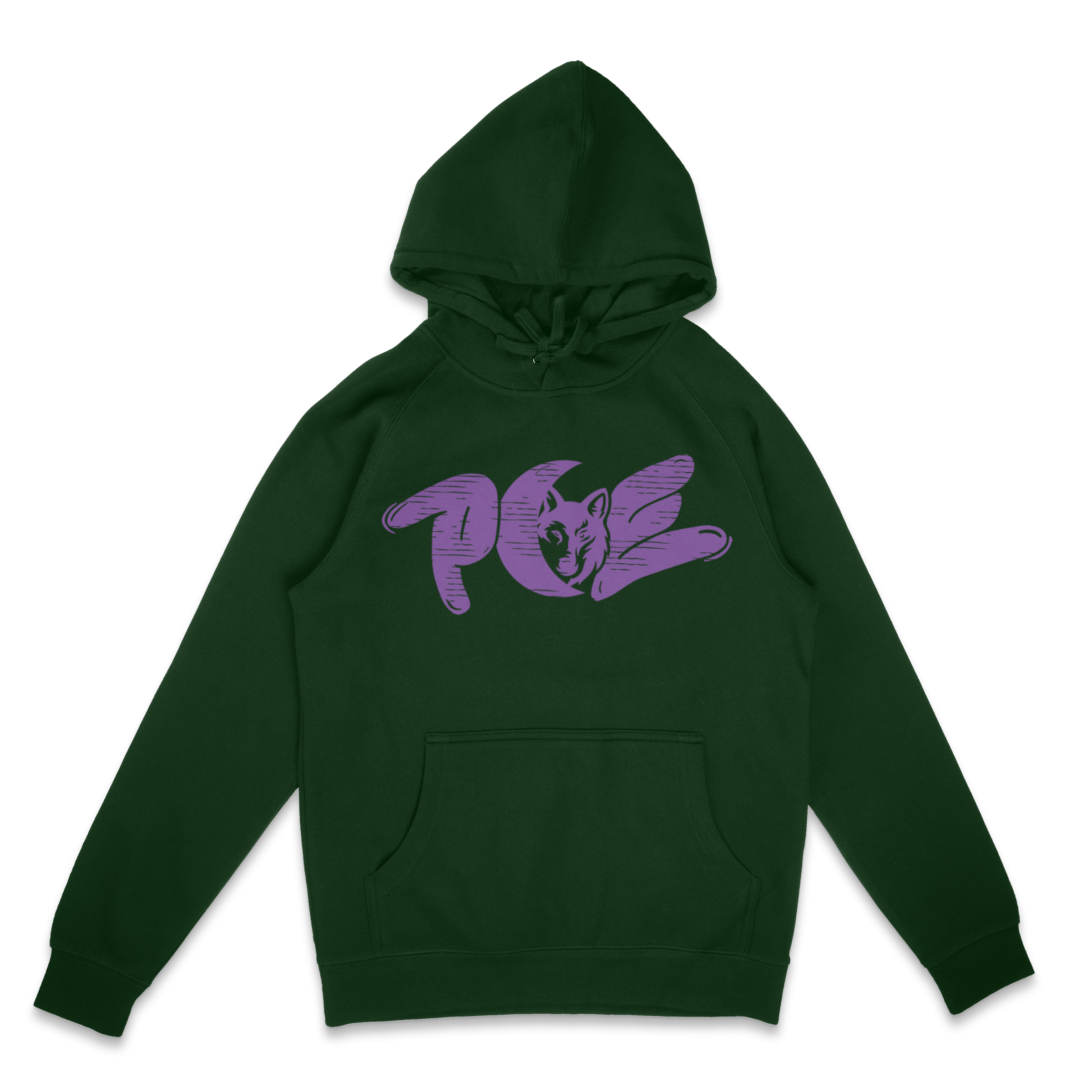Purple bold pce hoodie
