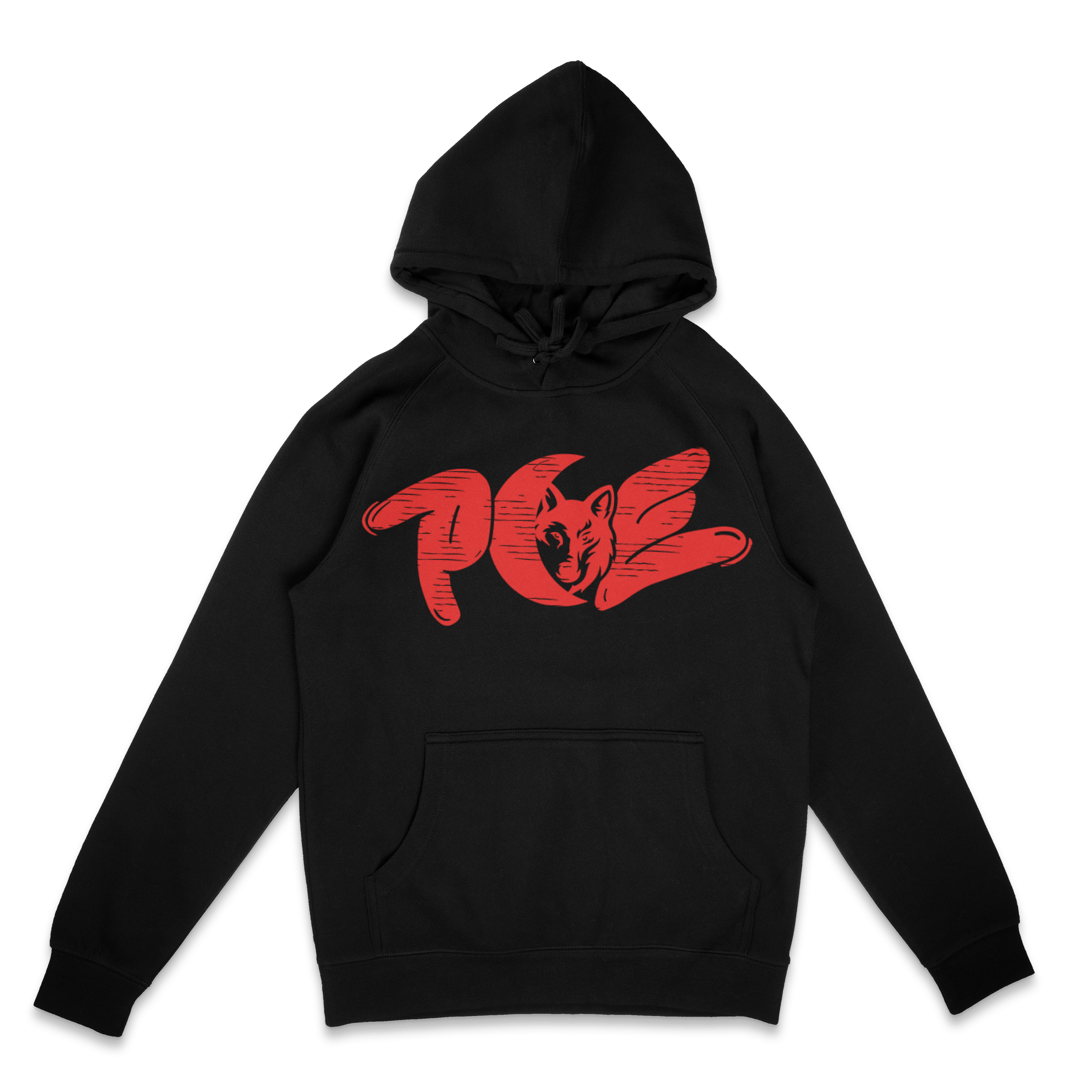 Red bold PCE hoodie