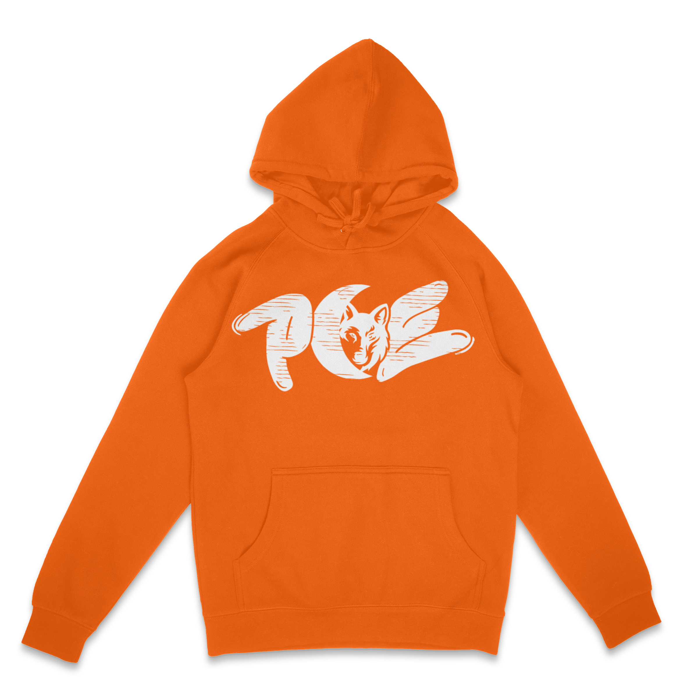 bold print PCE hoodie