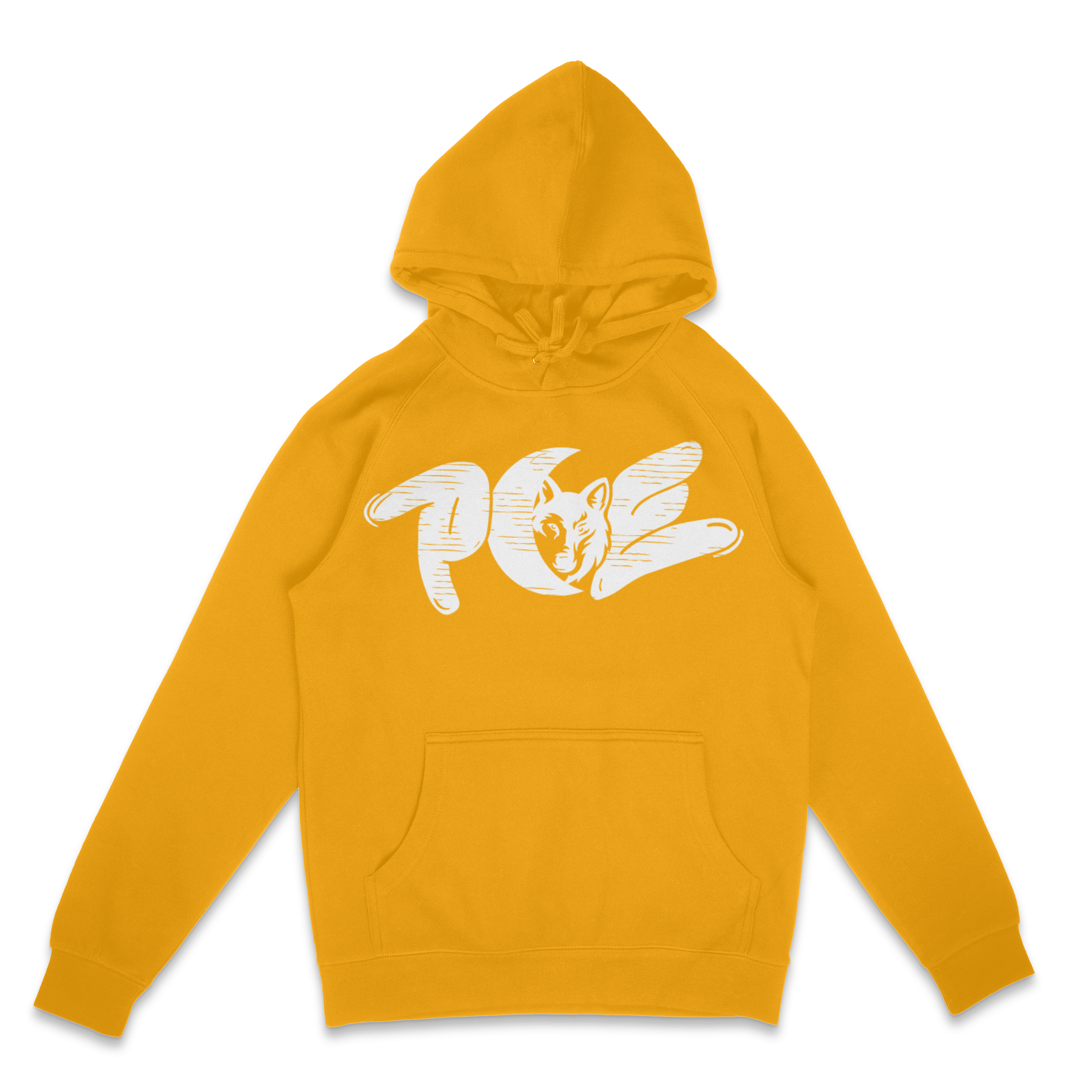 bold print PCE hoodie