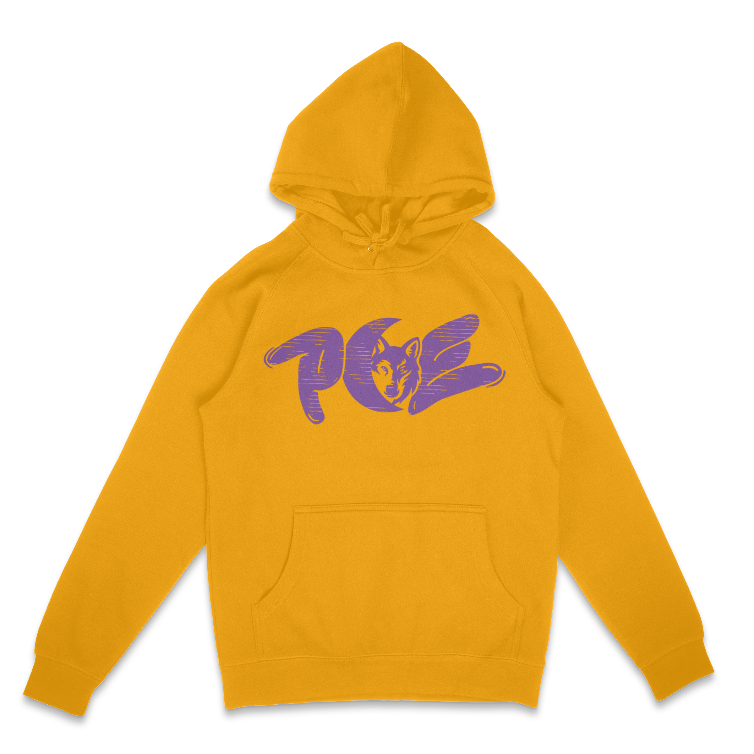 Purple bold pce hoodie