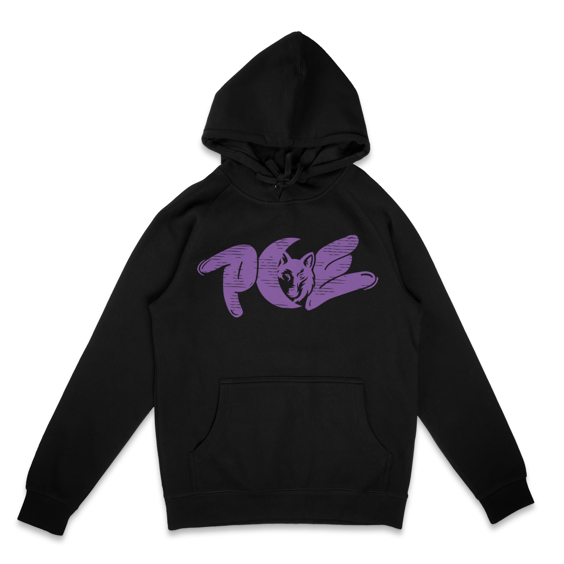 Purple bold pce hoodie