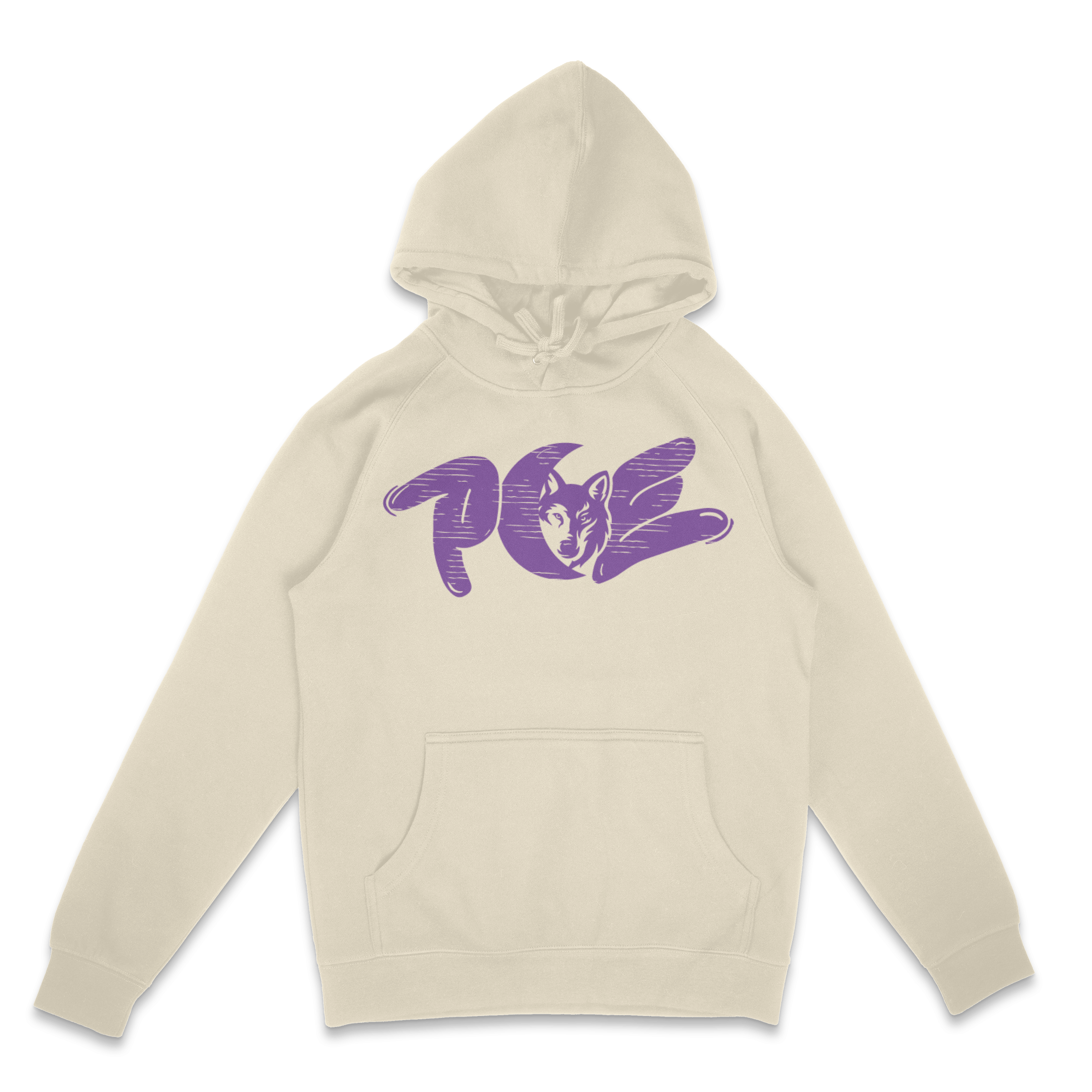 Purple bold pce hoodie