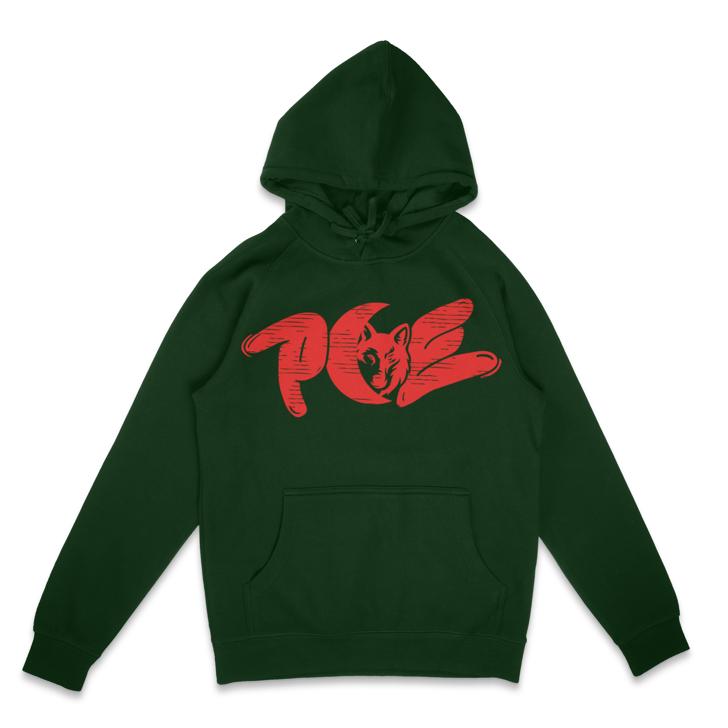 Red bold PCE hoodie